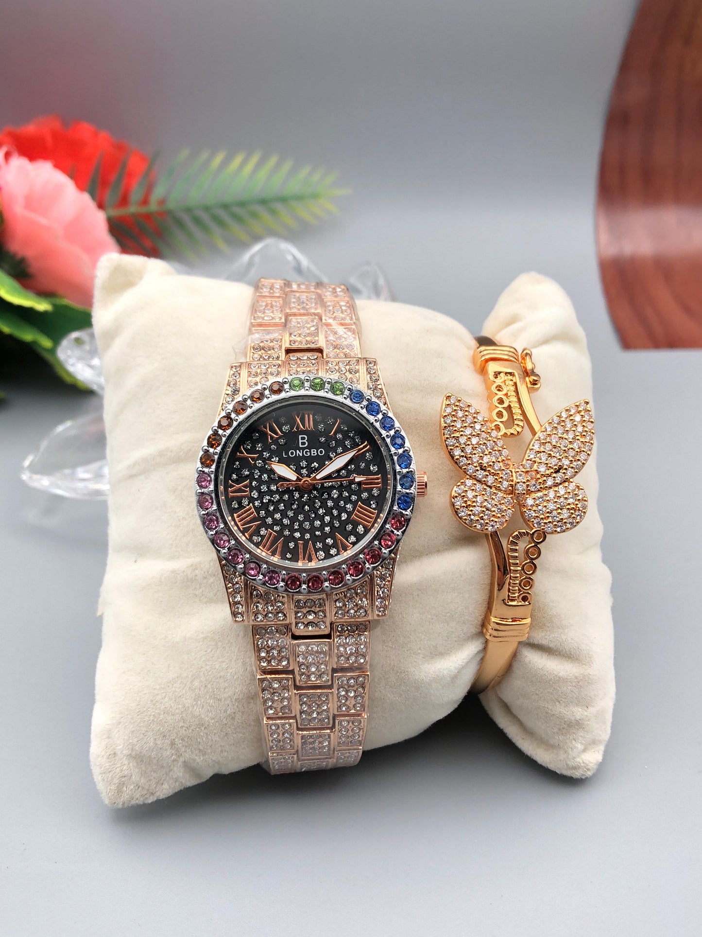 Longbo Ladies Watch & Bangle